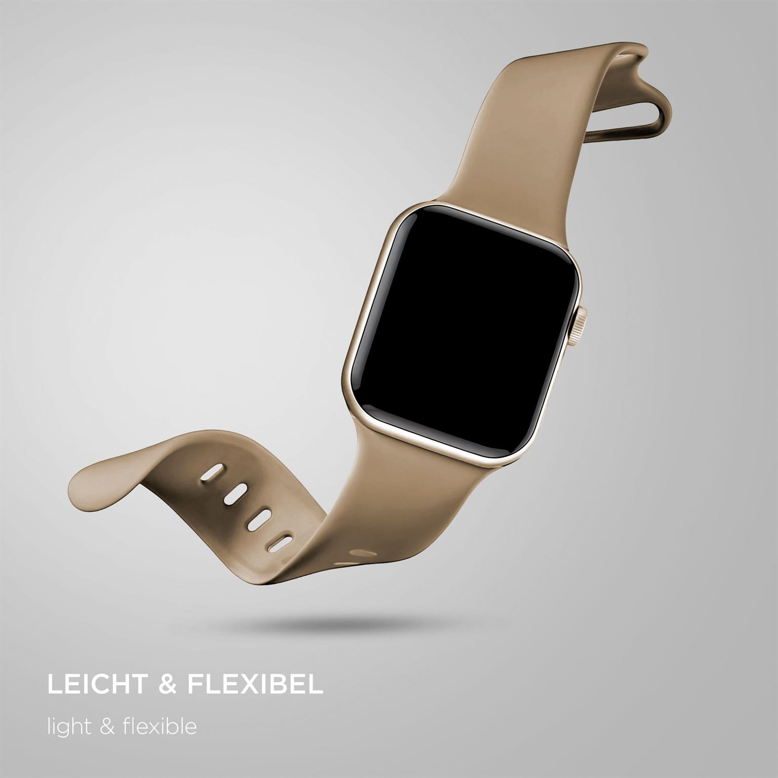 ONEFLOW Soft Band Apple Watch 10 (42mm) Silikon Armband Sport – Weiteres Produktbild 4