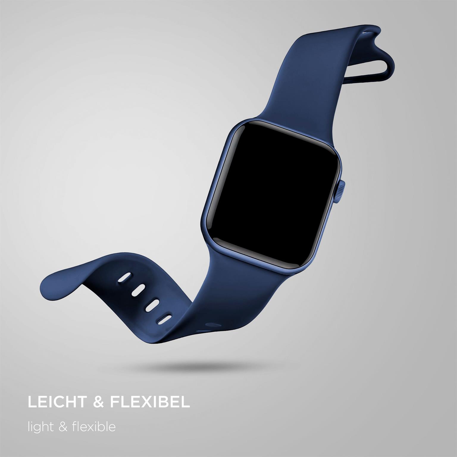 ONEFLOW Soft Band Apple Watch 10 (46mm) Silikon Armband Sport – Weiteres Produktbild 4