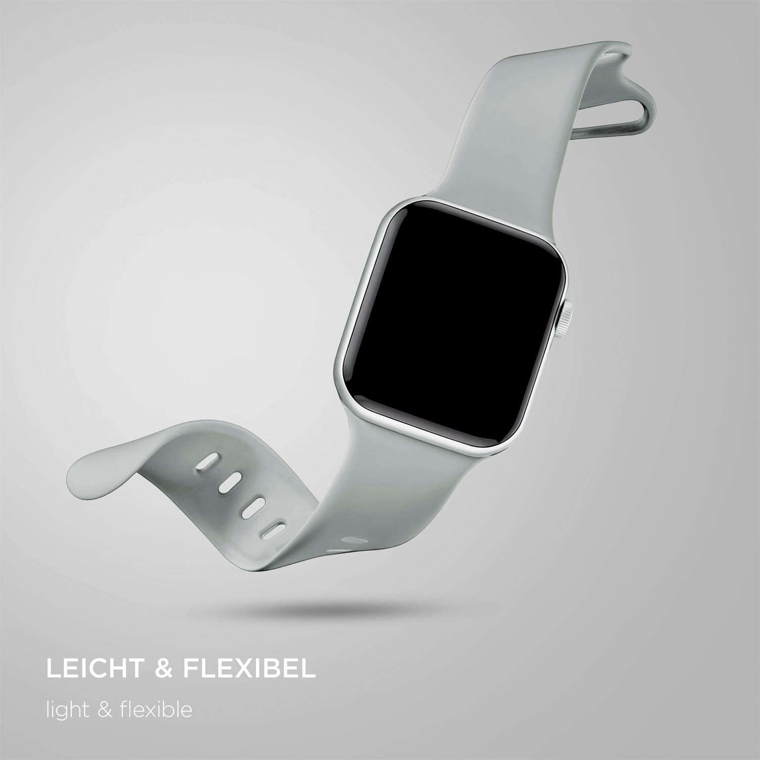 ONEFLOW Soft Band Apple Watch 10 (46mm) Silikon Armband Sport – Weiteres Produktbild 4