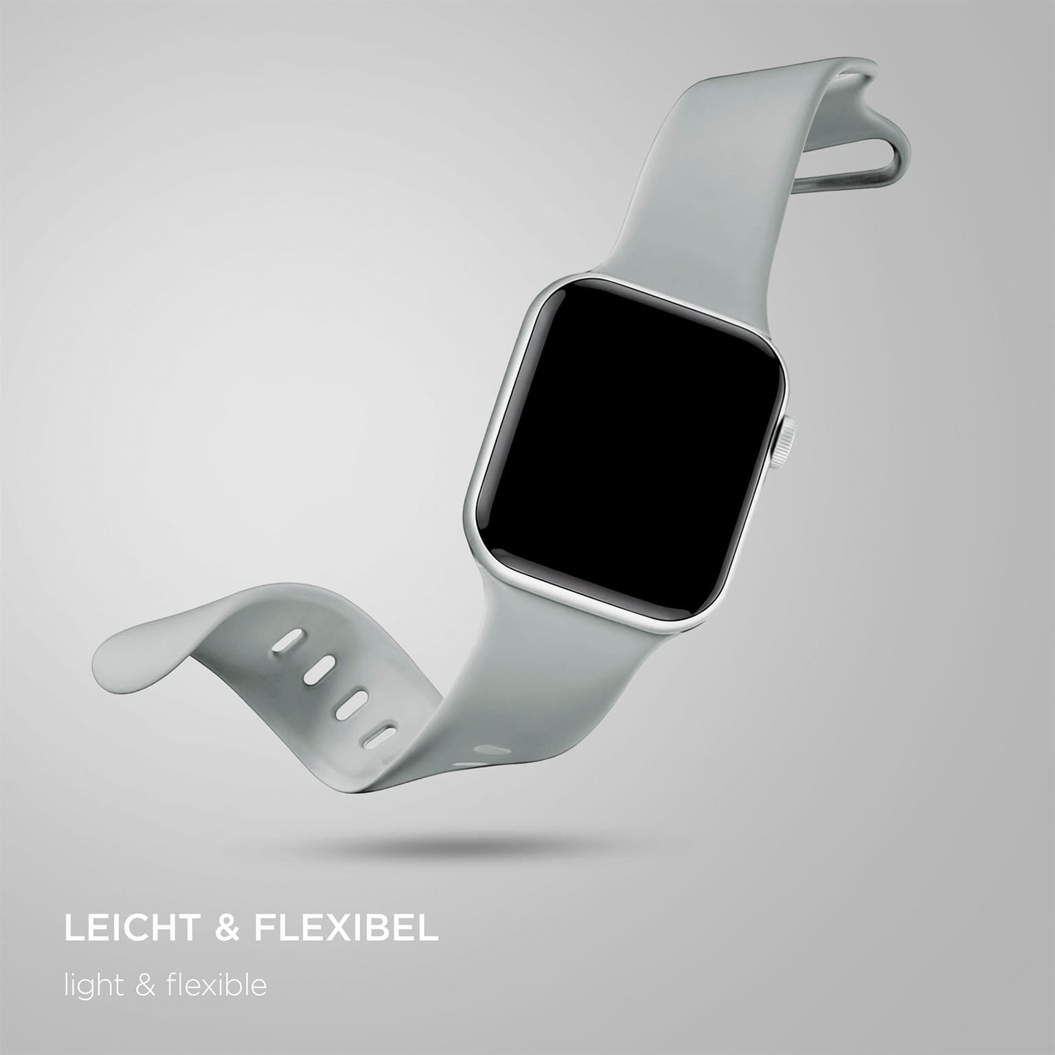 ONEFLOW Soft Band Apple Watch 10 (46mm) Silikon Armband Sport – Weiteres Produktbild 5 ONEFLOW Soft Band Apple Watch 10 (46mm) Silikon Armband Sport – Weiteres Produktbild 5