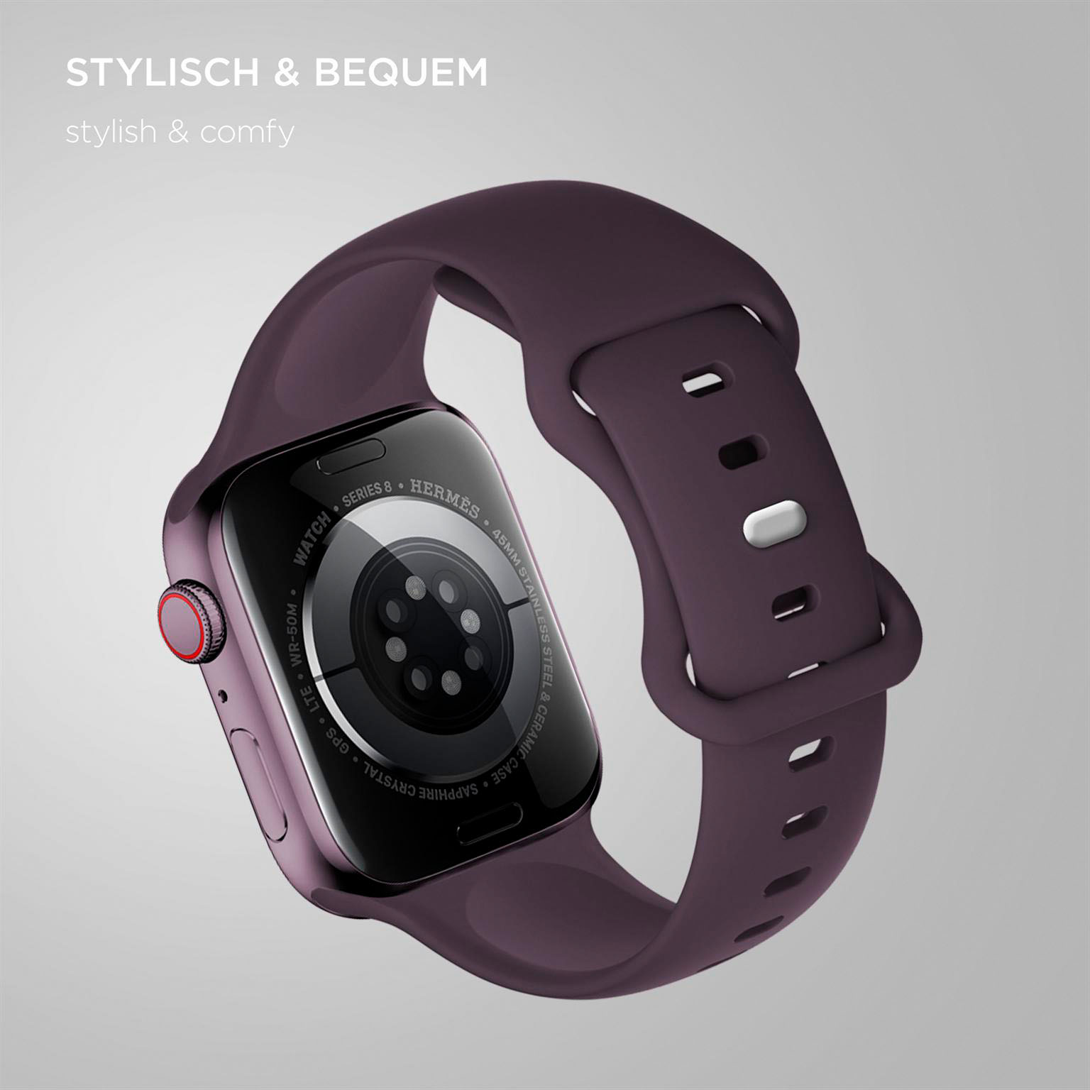 ONEFLOW Soft Band Apple Watch 11 (46mm) Silikon Armband Sport – Weiteres Produktbild 2 ONEFLOW Soft Band Apple Watch 11 (46mm) Silikon Armband Sport – Weiteres Produktbild 2