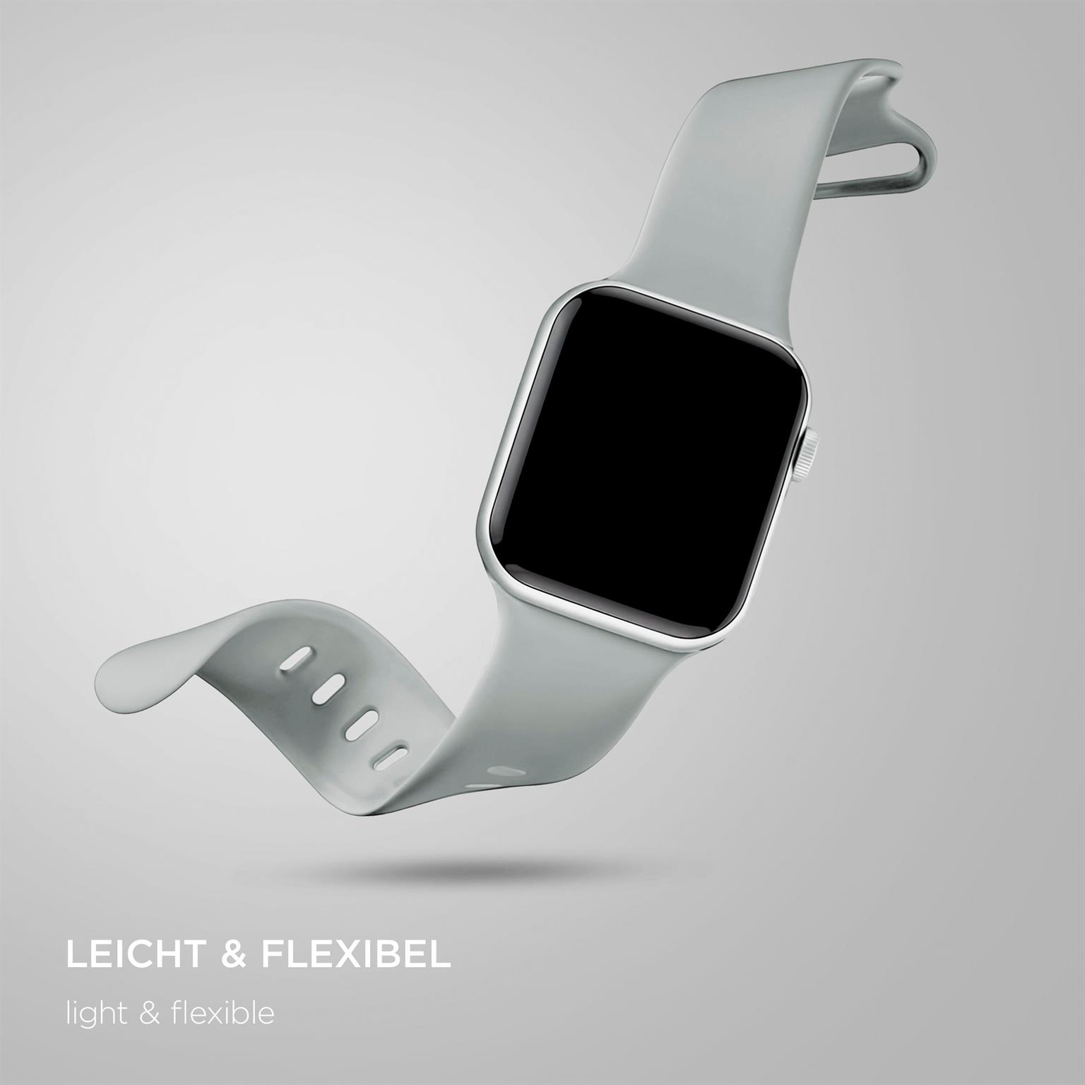 ONEFLOW Soft Band Apple Watch 3 (42mm) Silikon Armband Sport – Weiteres Produktbild 4