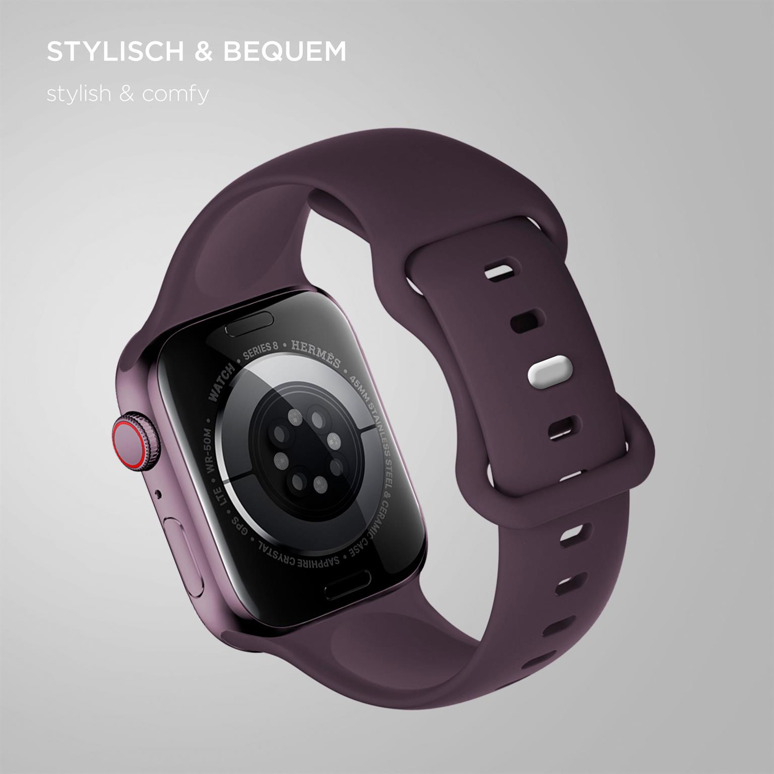 ONEFLOW Soft Band Apple Watch 5 (40mm) Silikon Armband Sport – Weiteres Produktbild 2 ONEFLOW Soft Band Apple Watch 5 (40mm) Silikon Armband Sport – Weiteres Produktbild 2