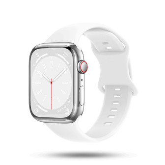 ONEFLOW Soft Band Apple Watch 5 (44mm) Silikon Armband Sport – Glacier White