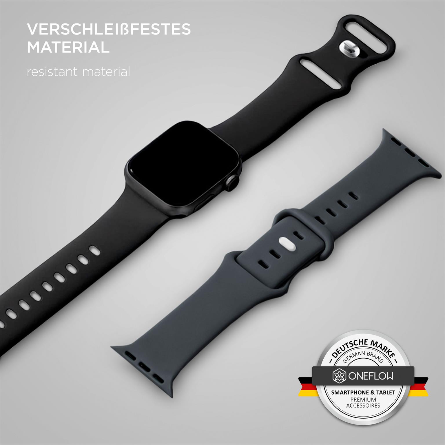 ONEFLOW Soft Band Apple Watch 6 (40mm) Silikon Armband Sport – Weiteres Produktbild 3 ONEFLOW Soft Band Apple Watch 6 (40mm) Silikon Armband Sport – Weiteres Produktbild 3