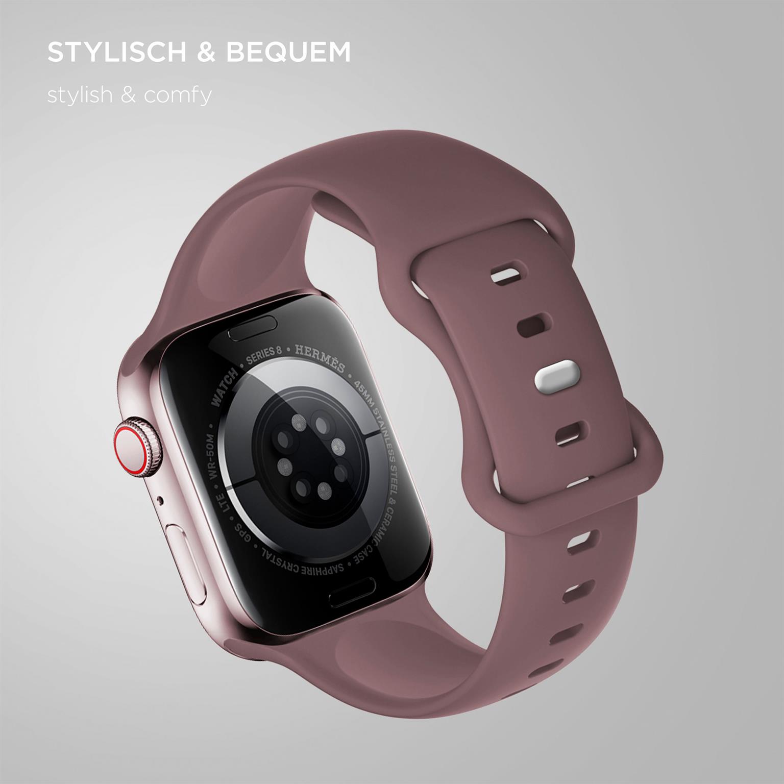 ONEFLOW Soft Band Apple Watch 6 (40mm) Silikon Armband Sport – Weiteres Produktbild 1