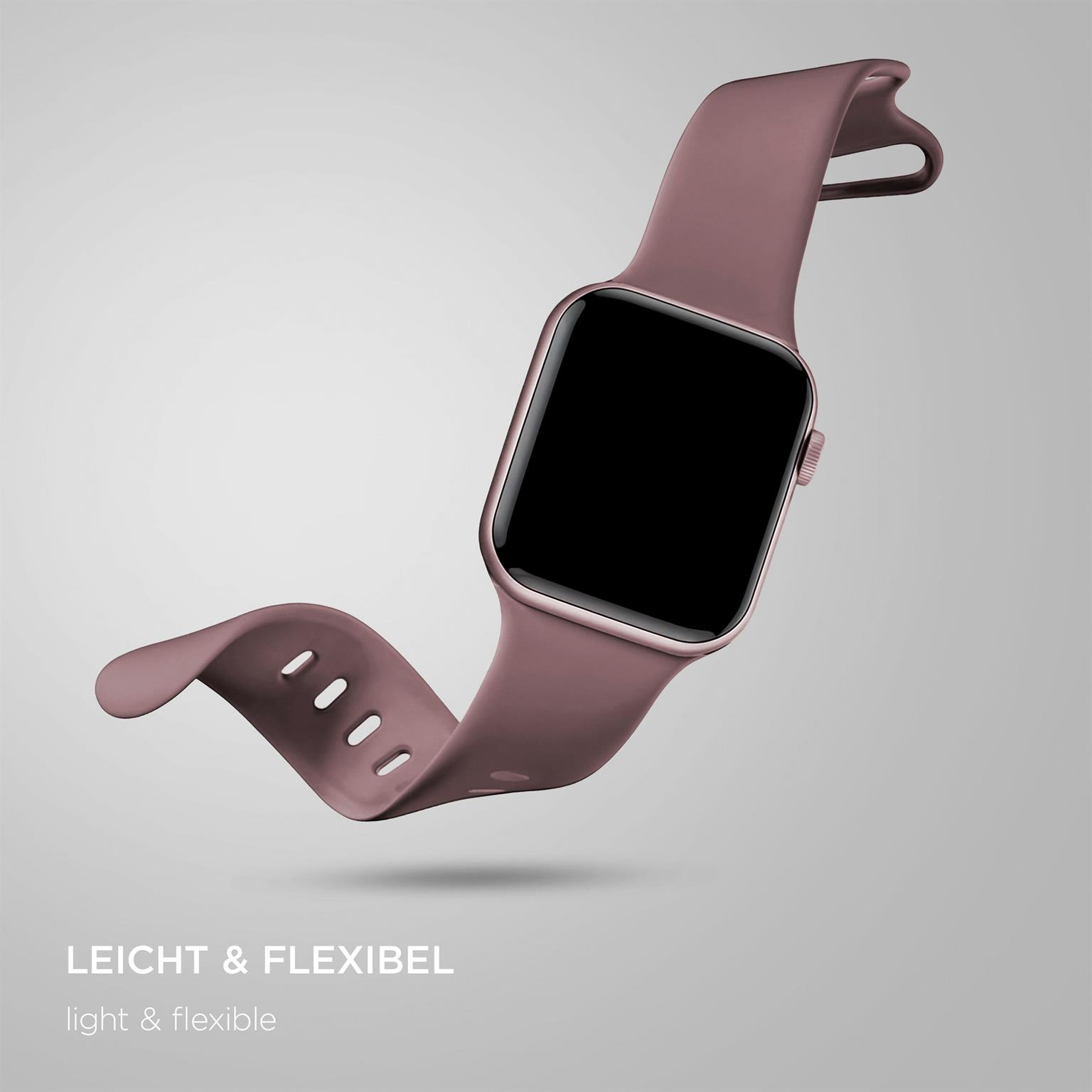 ONEFLOW Soft Band Apple Watch 6 (40mm) Silikon Armband Sport – Weiteres Produktbild 4