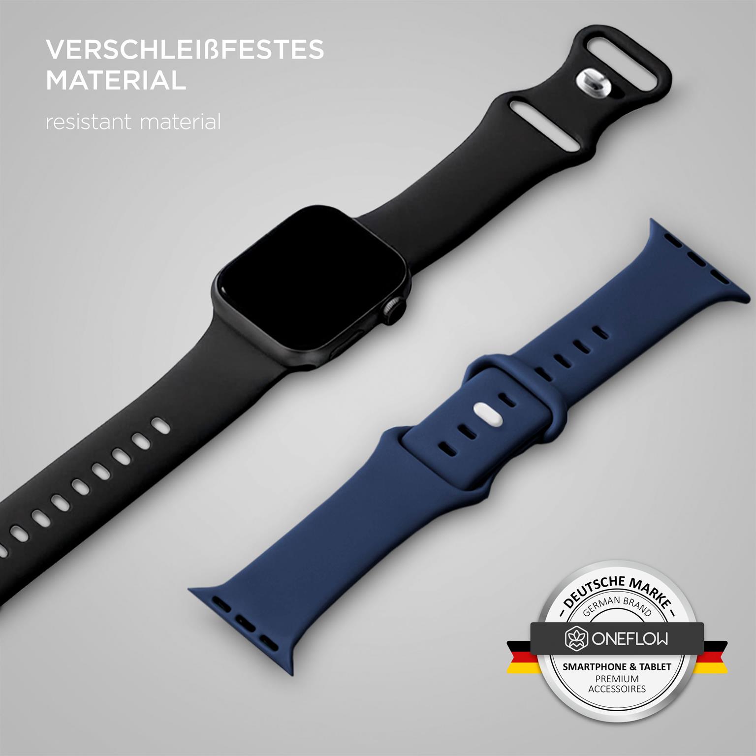 ONEFLOW Soft Band Apple Watch 6 (44mm) Silikon Armband Sport – Weiteres Produktbild 2