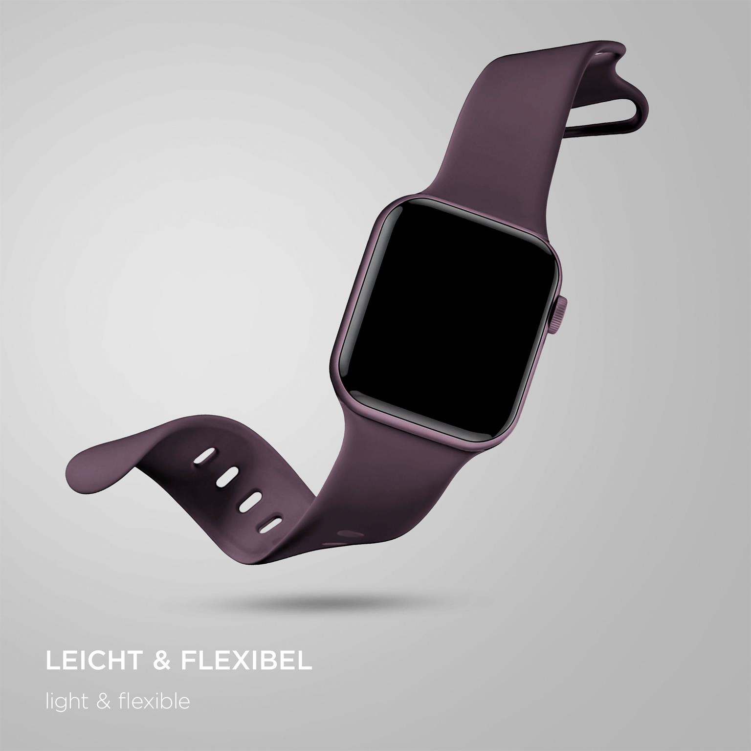 ONEFLOW Soft Band Apple Watch 7 (41mm) Silikon Armband Sport – Weiteres Produktbild 4