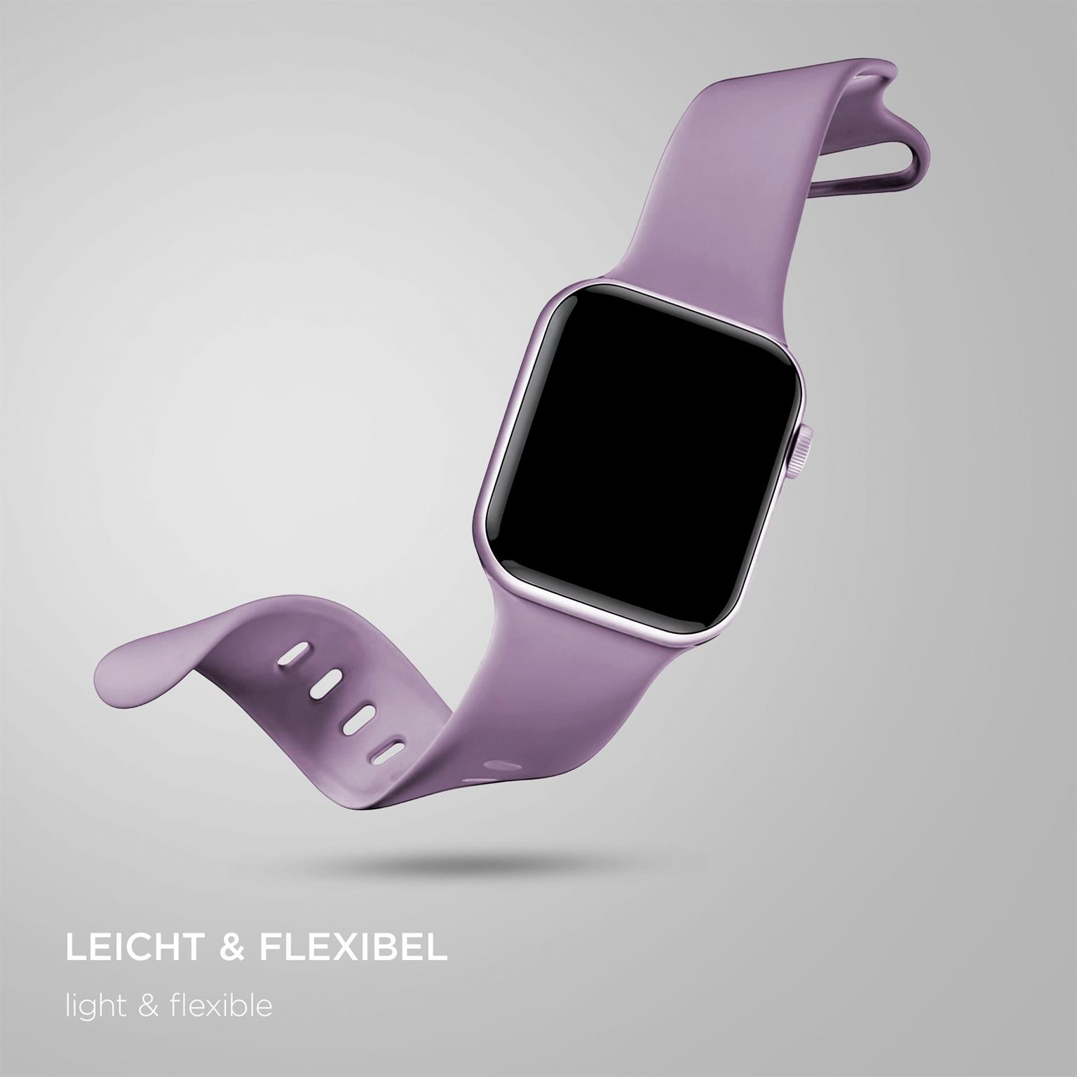 ONEFLOW Soft Band Apple Watch 7 (41mm) Silikon Armband Sport – Weiteres Produktbild 4