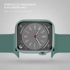 ONEFLOW Soft Band Apple Watch 7 (41mm) Silikon Armband Sport – Weiteres Produktbild 6