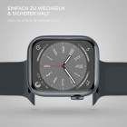 ONEFLOW Soft Band Apple Watch 8 (45mm) Silikon Armband Sport – Weiteres Produktbild 6