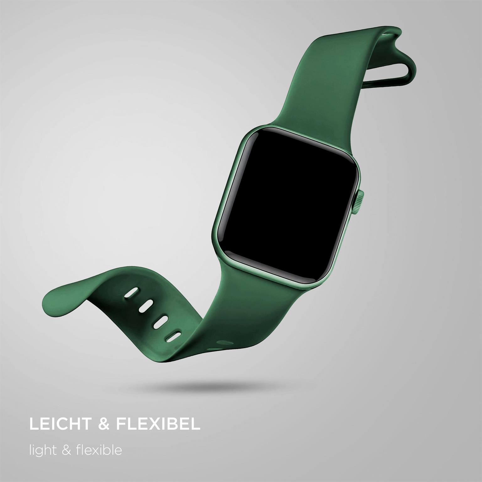ONEFLOW Soft Band Apple Watch 9 (41mm) Silikon Armband Sport – Weiteres Produktbild 4