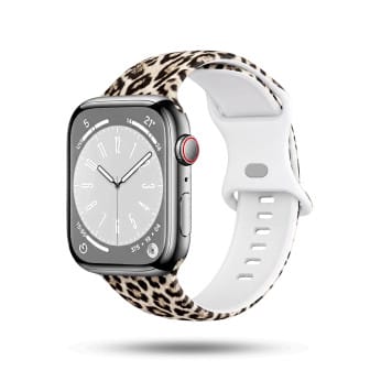 ONEFLOW ONEFLOW Soft Band Apple Watch 9 (41mm) Silikon Armband Sport – Wild Leopard