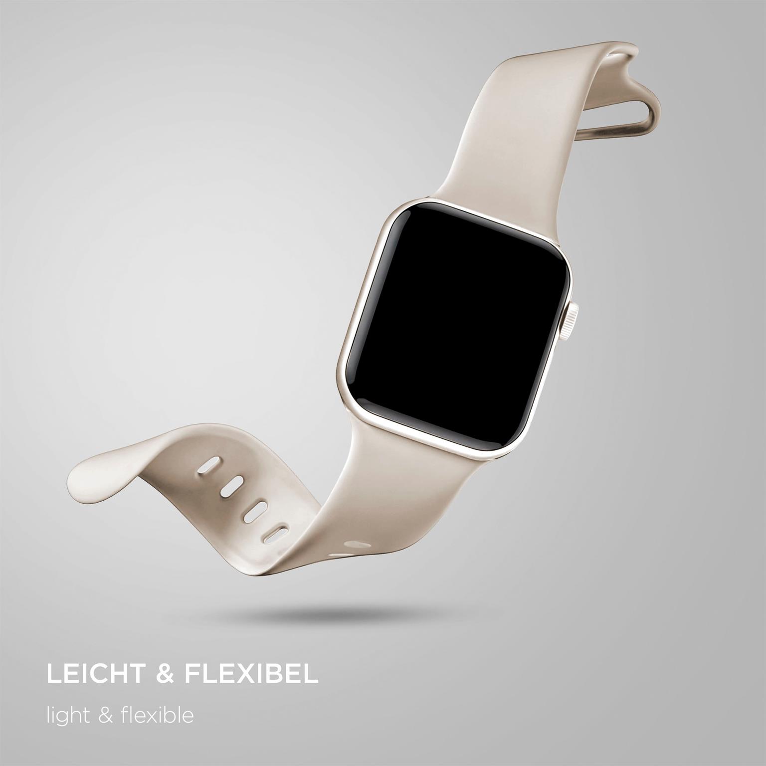 ONEFLOW Soft Band Apple Watch 9 (41mm) Silikon Armband Sport – Weiteres Produktbild 4