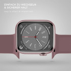 ONEFLOW Soft Band Apple Watch 9 (45mm) Silikon Armband Sport – Weiteres Produktbild 6