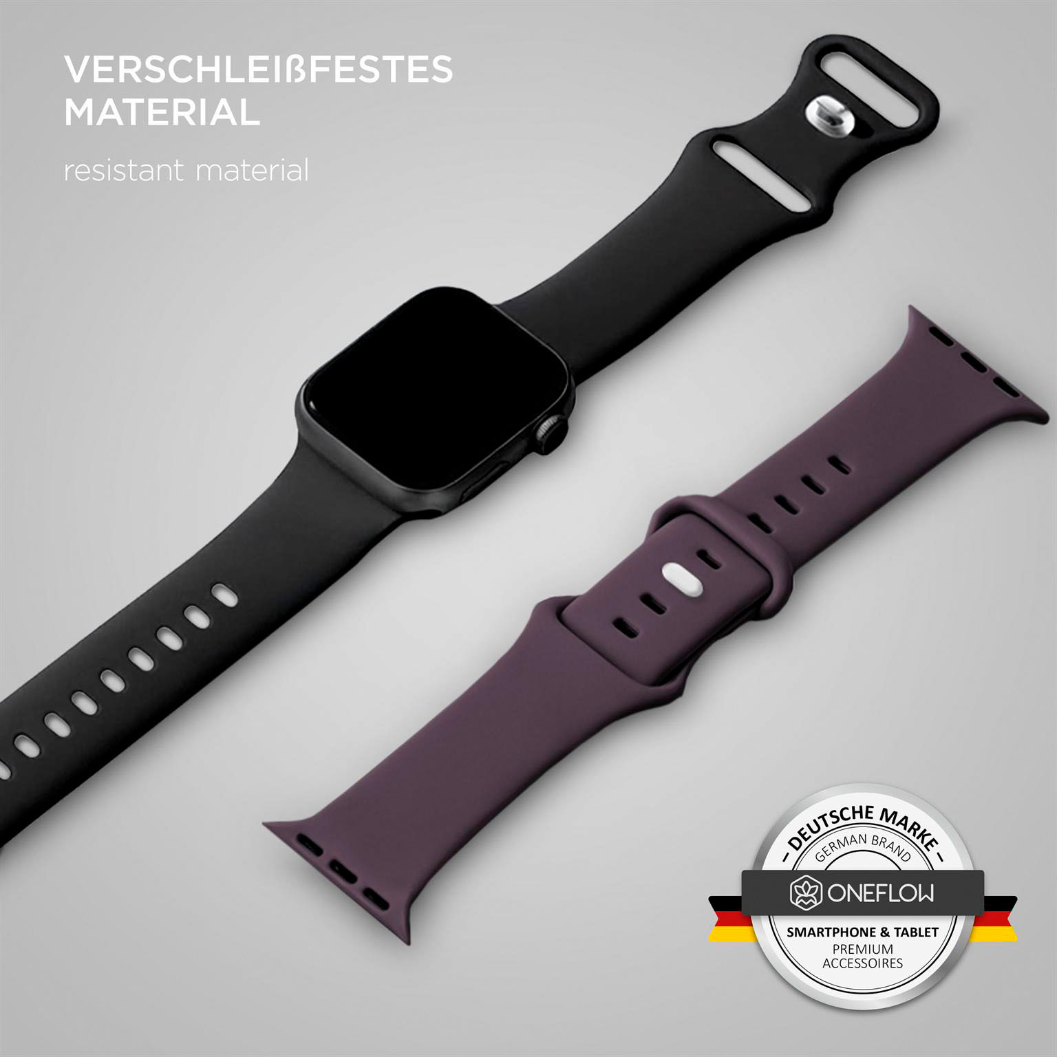 ONEFLOW Soft Band Apple Watch Ultra 3 (49mm) Silikon Armband Sport – Weiteres Produktbild 3