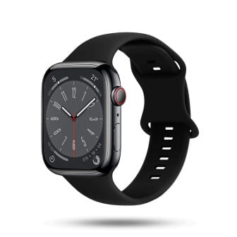 ONEFLOW Soft Band Apple Watch Ultra 3 (49mm) Silikon Armband Sport – Eclipse Black ONEFLOW Soft Band Apple Watch Ultra 3 (49mm) Silikon Armband Sport – Eclipse Black