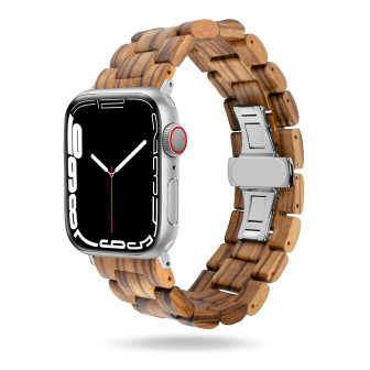 ONEFLOW Timber Strap Apple Watch SE 1 (44mm) Holz Armband – Eiche