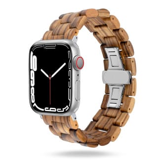ONEFLOW ONEFLOW Timber Strap Apple Watch SE 1 (44mm) Holz Armband – Eiche