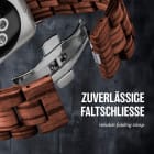 ONEFLOW Timber Strap Apple Watch SE 1 (44mm) Holz Armband – Produktbild 3