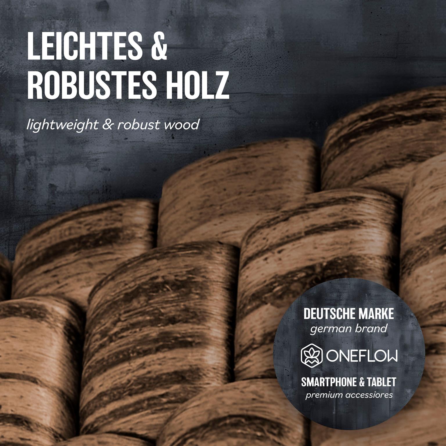 ONEFLOW Timber Strap Apple Watch SE 2 (44mm) Holz Armband – Weiteres Produktbild 6 ONEFLOW Timber Strap Apple Watch SE 2 (44mm) Holz Armband – Weiteres Produktbild 6