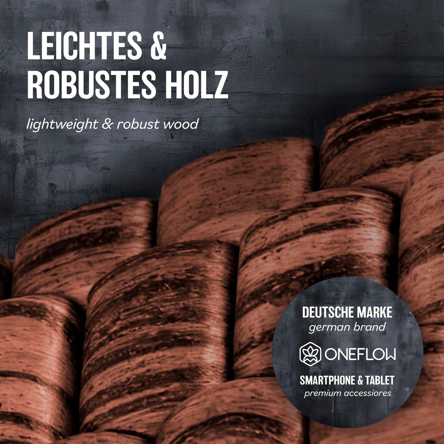 ONEFLOW Timber Strap Apple Watch SE 2 (44mm) Holz Armband – Weiteres Produktbild 6 ONEFLOW Timber Strap Apple Watch SE 2 (44mm) Holz Armband – Weiteres Produktbild 6