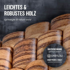 ONEFLOW Timber Strap Apple Watch SE 3 (44mm) Holz Armband – Weiteres Produktbild 6