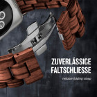 ONEFLOW Timber Strap Apple Watch SE 3 (44mm) Holz Armband – Weiteres Produktbild 3