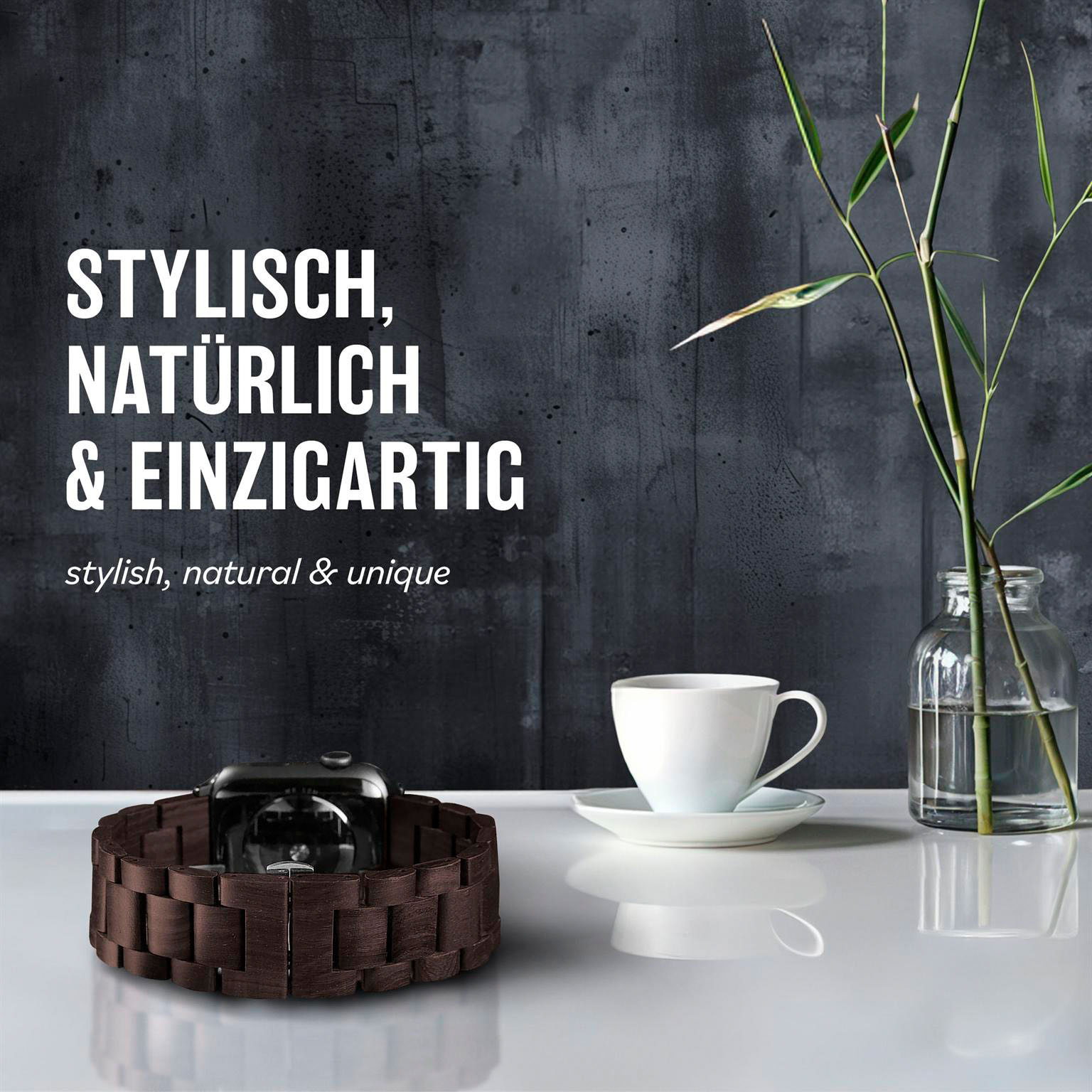 ONEFLOW Timber Strap Apple Watch 11 (46mm) Holz Armband – Weiteres Produktbild 2 ONEFLOW Timber Strap Apple Watch 11 (46mm) Holz Armband – Weiteres Produktbild 2