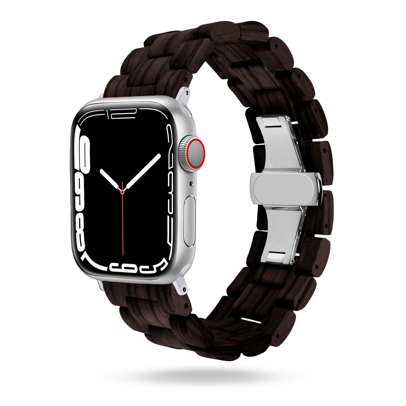 ONEFLOW Timber Strap Apple Watch 4 (44mm) Holz Armband Hauptbild