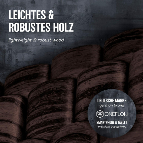 ONEFLOW Timber Strap Apple Watch 5 (44mm) Holz Armband – Weiteres Produktbild 6