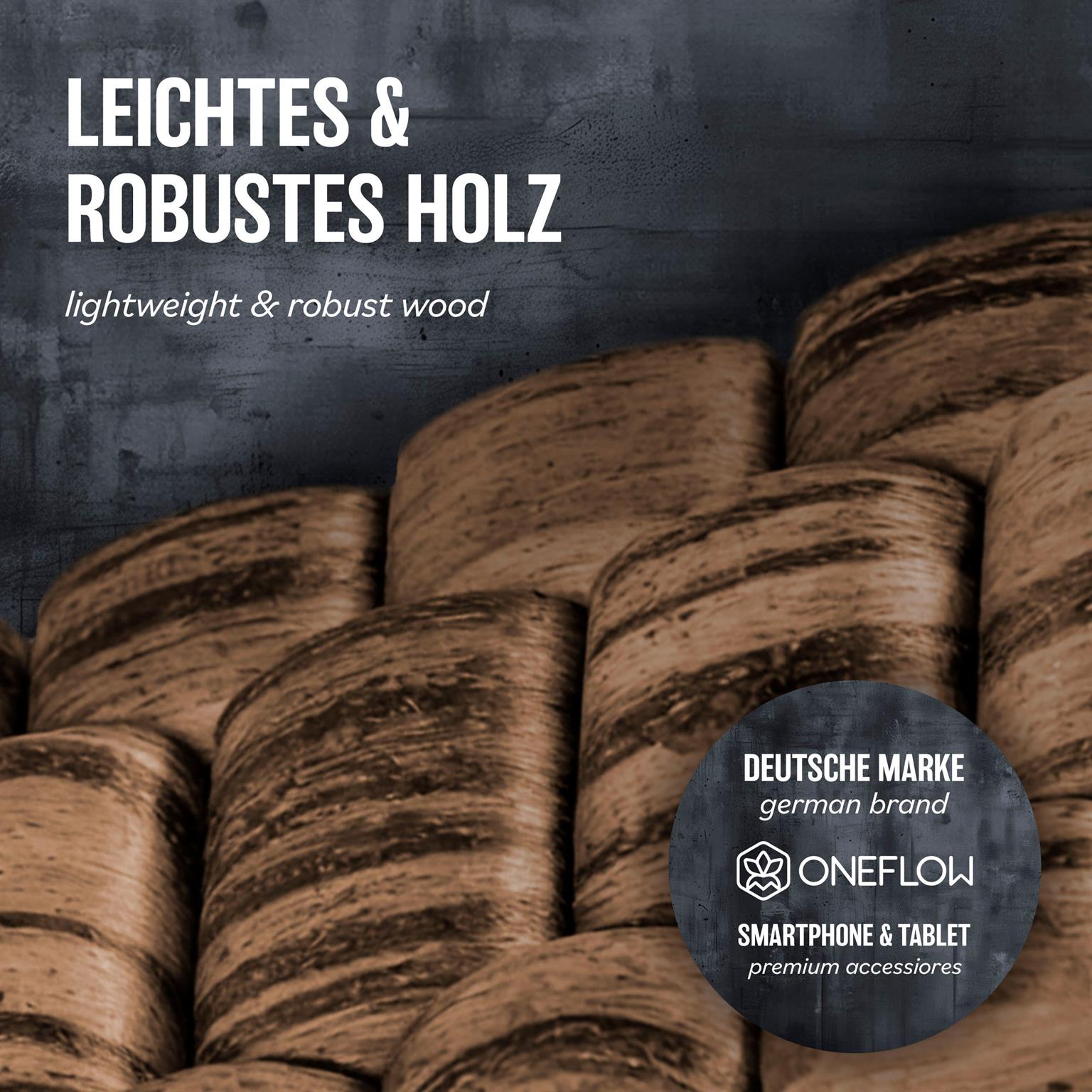 ONEFLOW Timber Strap Apple Watch 7 (45mm) Holz Armband – Weiteres Produktbild 6 ONEFLOW Timber Strap Apple Watch 7 (45mm) Holz Armband – Weiteres Produktbild 6