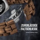 ONEFLOW Timber Strap Apple Watch 9 (45mm) Holz Armband – Produktbild 3