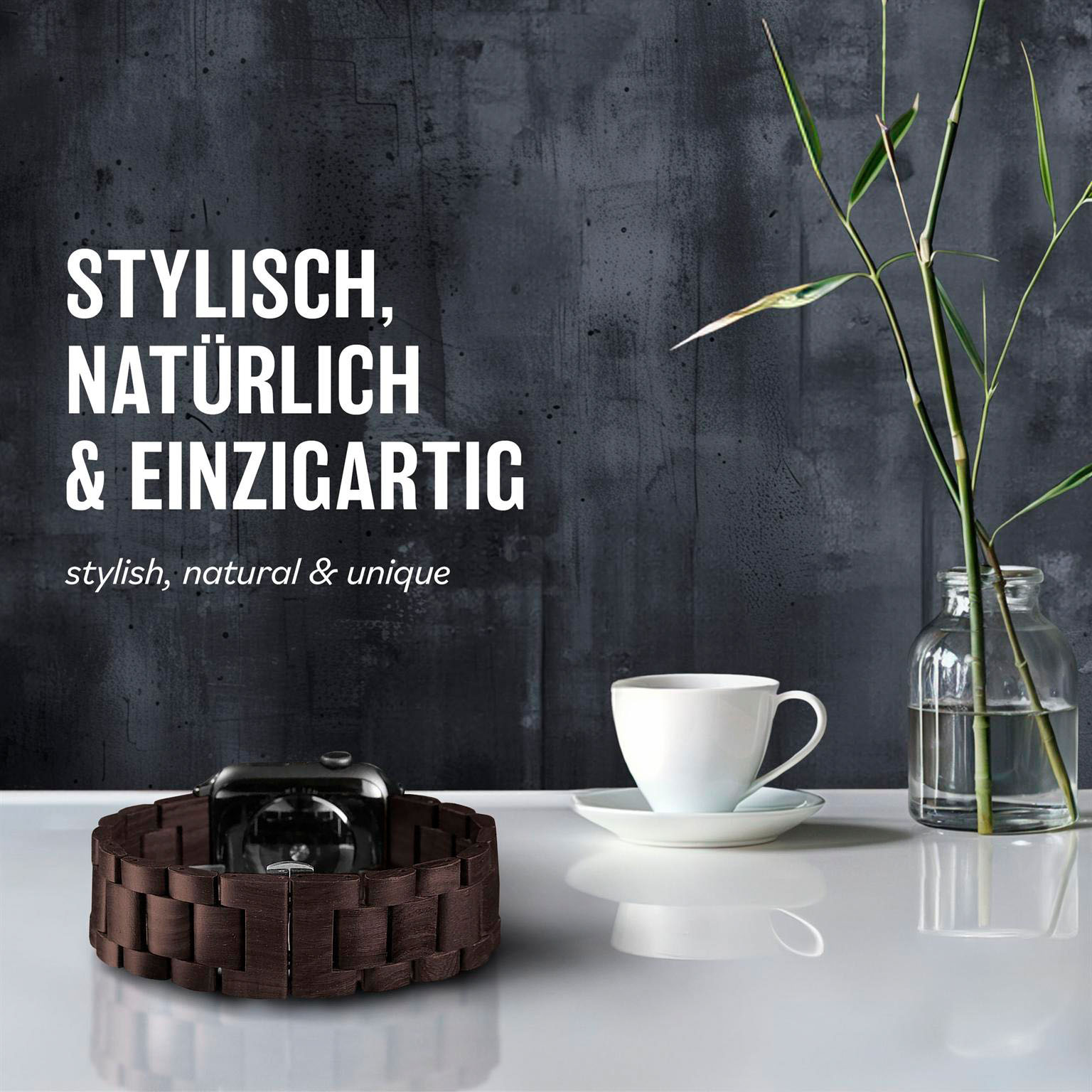 ONEFLOW Timber Strap Apple Watch Ultra 3 (49mm) Holz Armband – Weiteres Produktbild 2 ONEFLOW Timber Strap Apple Watch Ultra 3 (49mm) Holz Armband – Weiteres Produktbild 2