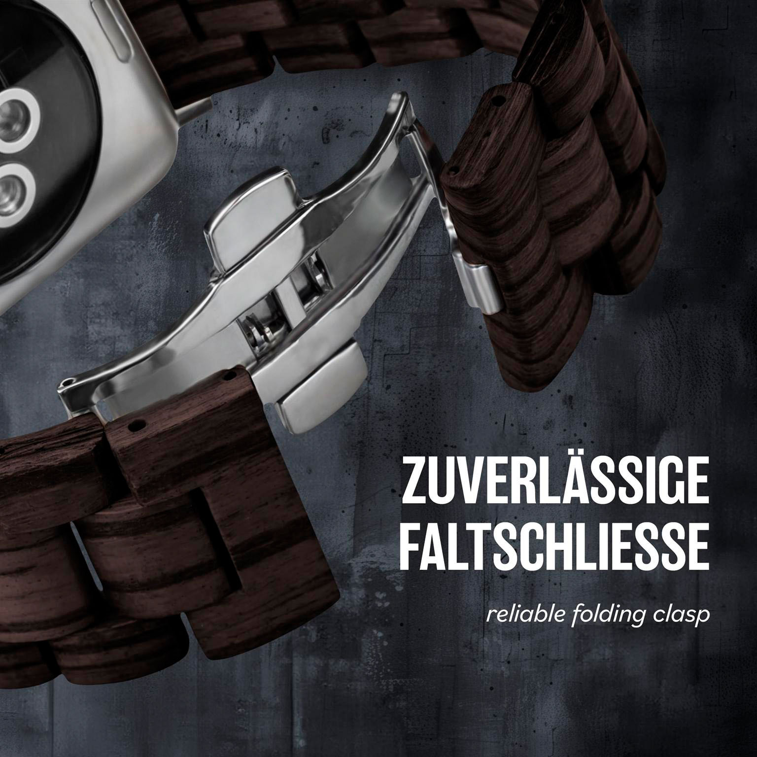 ONEFLOW Timber Strap Apple Watch Ultra 3 (49mm) Holz Armband – Weiteres Produktbild 3 ONEFLOW Timber Strap Apple Watch Ultra 3 (49mm) Holz Armband – Weiteres Produktbild 3