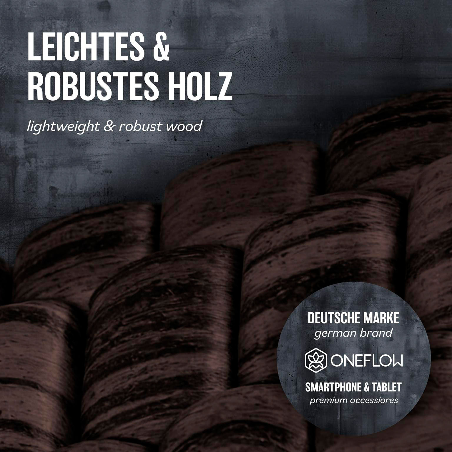 ONEFLOW Timber Strap Apple Watch Ultra 3 (49mm) Holz Armband – Weiteres Produktbild 6 ONEFLOW Timber Strap Apple Watch Ultra 3 (49mm) Holz Armband – Weiteres Produktbild 6