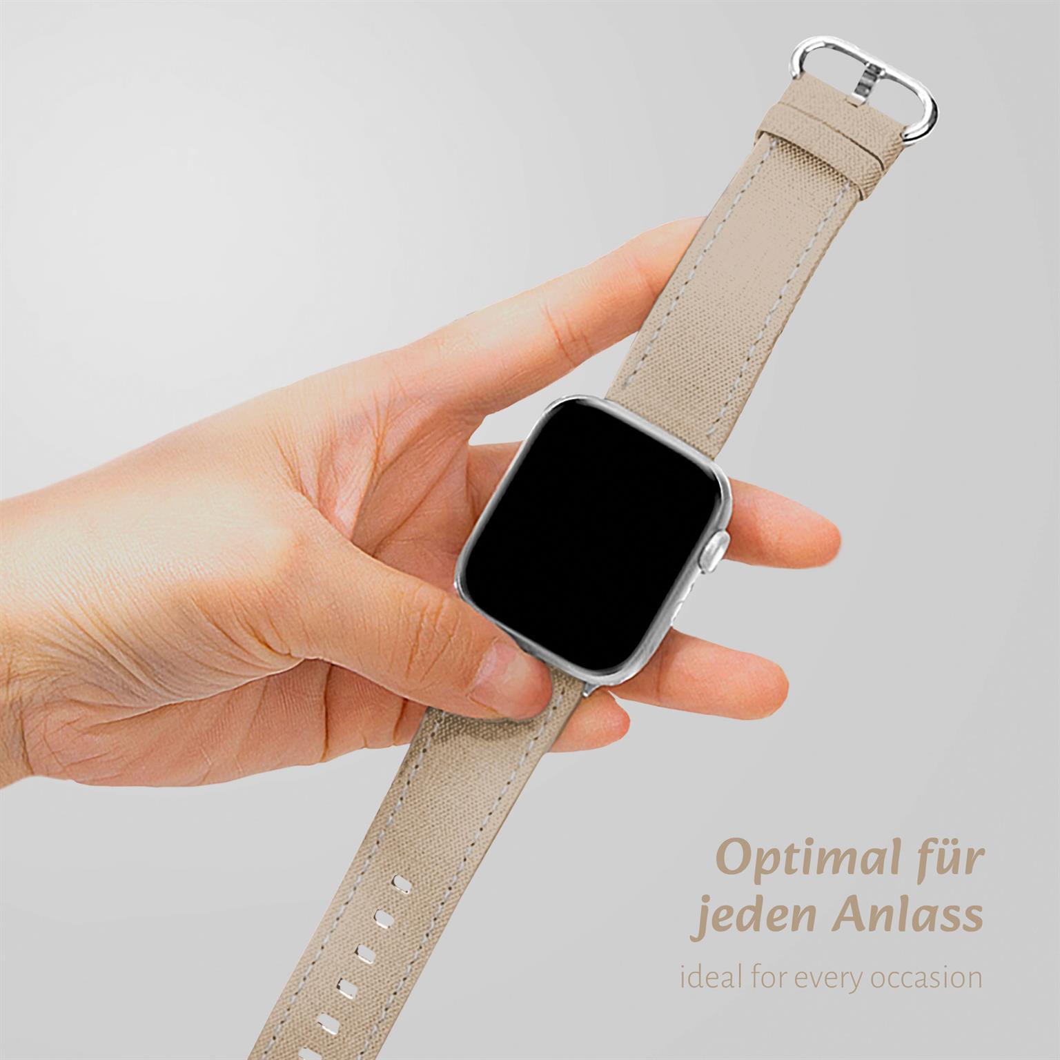 ONEFLOW Urban Strap Apple Watch SE 1 (40mm) Armband Canvas Nylon – Weiteres Produktbild 3