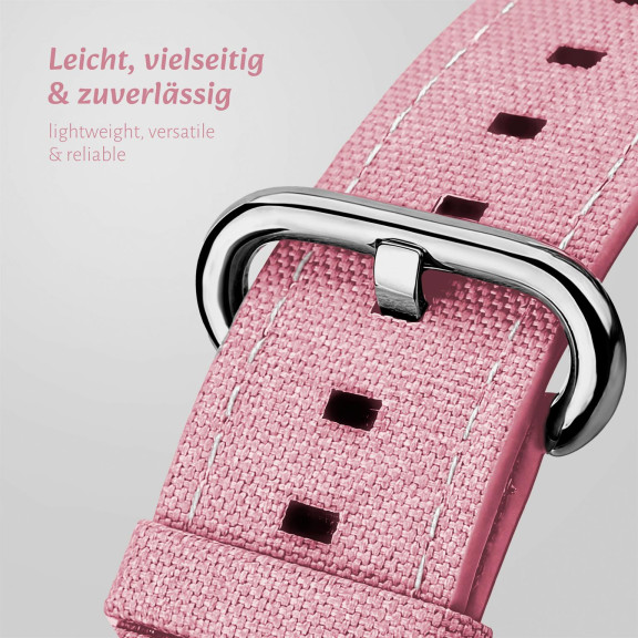 ONEFLOW Urban Strap Apple Watch SE 1 (44mm) Armband Canvas Nylon – Weiteres Produktbild 2
