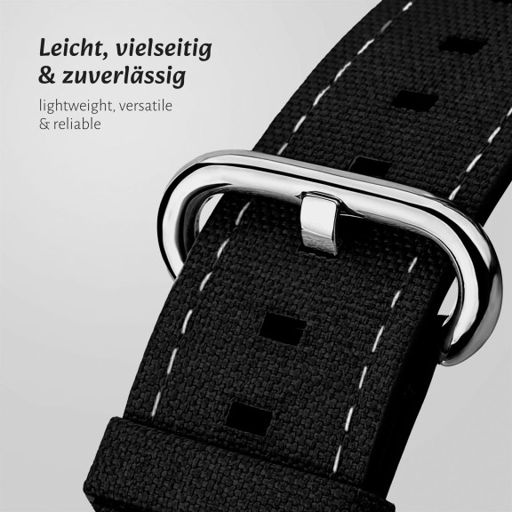 ONEFLOW Urban Strap Apple Watch SE 2 (40mm) Armband Canvas Nylon – Weiteres Produktbild 2 ONEFLOW Urban Strap Apple Watch SE 2 (40mm) Armband Canvas Nylon – Weiteres Produktbild 2