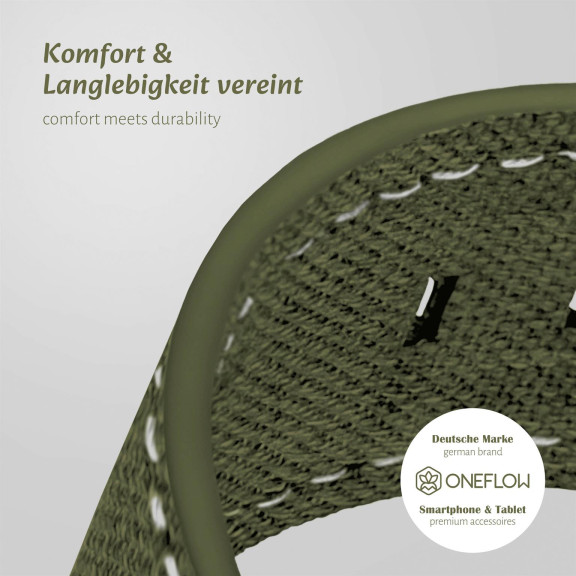 ONEFLOW Urban Strap Apple Watch SE 2 (44mm) Armband Canvas Nylon – Weiteres Produktbild 6