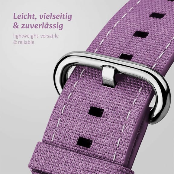 ONEFLOW Urban Strap Apple Watch SE 2 (44mm) Armband Canvas Nylon – Weiteres Produktbild 2 ONEFLOW Urban Strap Apple Watch SE 2 (44mm) Armband Canvas Nylon – Weiteres Produktbild 2