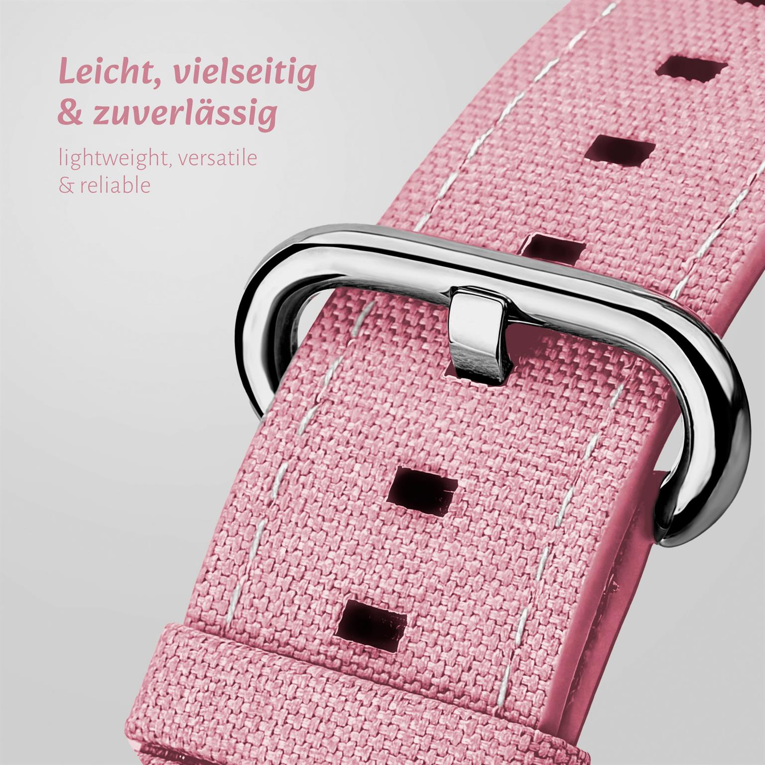 ONEFLOW Urban Strap Apple Watch SE 2 (44mm) Armband Canvas Nylon – Weiteres Produktbild 1