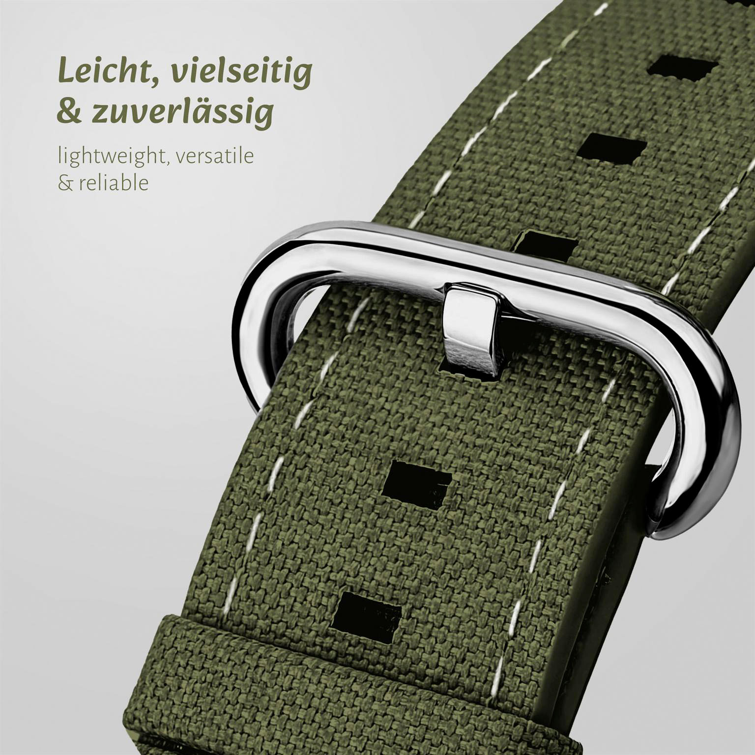 ONEFLOW Urban Strap Apple Watch SE 3 (40mm) Armband Canvas Nylon – Weiteres Produktbild 2 ONEFLOW Urban Strap Apple Watch SE 3 (40mm) Armband Canvas Nylon – Weiteres Produktbild 2