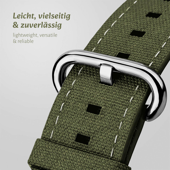 ONEFLOW Urban Strap Apple Watch SE 3 (40mm) Armband Canvas Nylon – Weiteres Produktbild 2