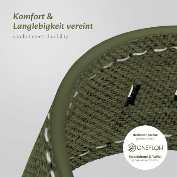 ONEFLOW Urban Strap Apple Watch SE 3 (40mm) Armband Canvas Nylon – Weiteres Produktbild 6 ONEFLOW Urban Strap Apple Watch SE 3 (40mm) Armband Canvas Nylon – Weiteres Produktbild 6