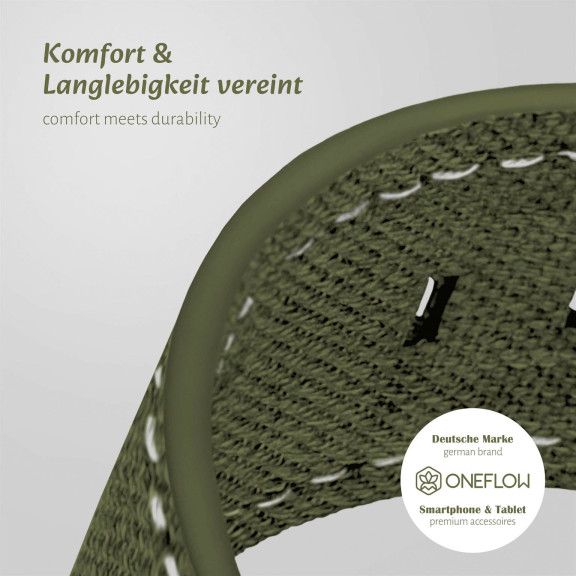 ONEFLOW Urban Strap Apple Watch SE 3 (44mm) Armband Canvas Nylon – Weiteres Produktbild 6 ONEFLOW Urban Strap Apple Watch SE 3 (44mm) Armband Canvas Nylon – Weiteres Produktbild 6