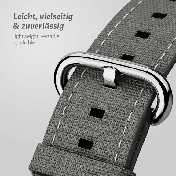 ONEFLOW Urban Strap Apple Watch 10 (42mm) Armband Canvas Nylon – Weiteres Produktbild 2 ONEFLOW Urban Strap Apple Watch 10 (42mm) Armband Canvas Nylon – Weiteres Produktbild 2