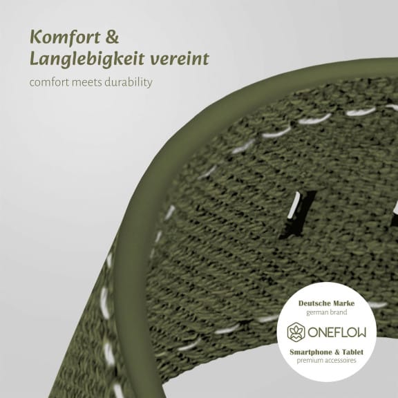 ONEFLOW Urban Strap Apple Watch 10 (42mm) Armband Canvas Nylon – Weiteres Produktbild 6 ONEFLOW Urban Strap Apple Watch 10 (42mm) Armband Canvas Nylon – Weiteres Produktbild 6