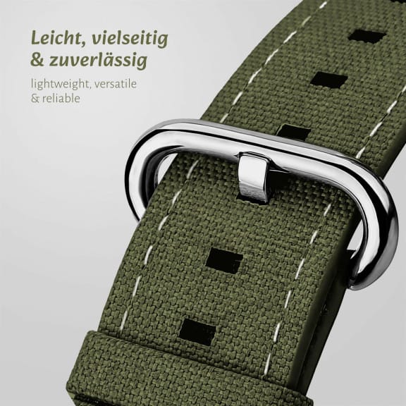 ONEFLOW Urban Strap Apple Watch 11 (42mm) Armband Canvas Nylon – Weiteres Produktbild 2 ONEFLOW Urban Strap Apple Watch 11 (42mm) Armband Canvas Nylon – Weiteres Produktbild 2